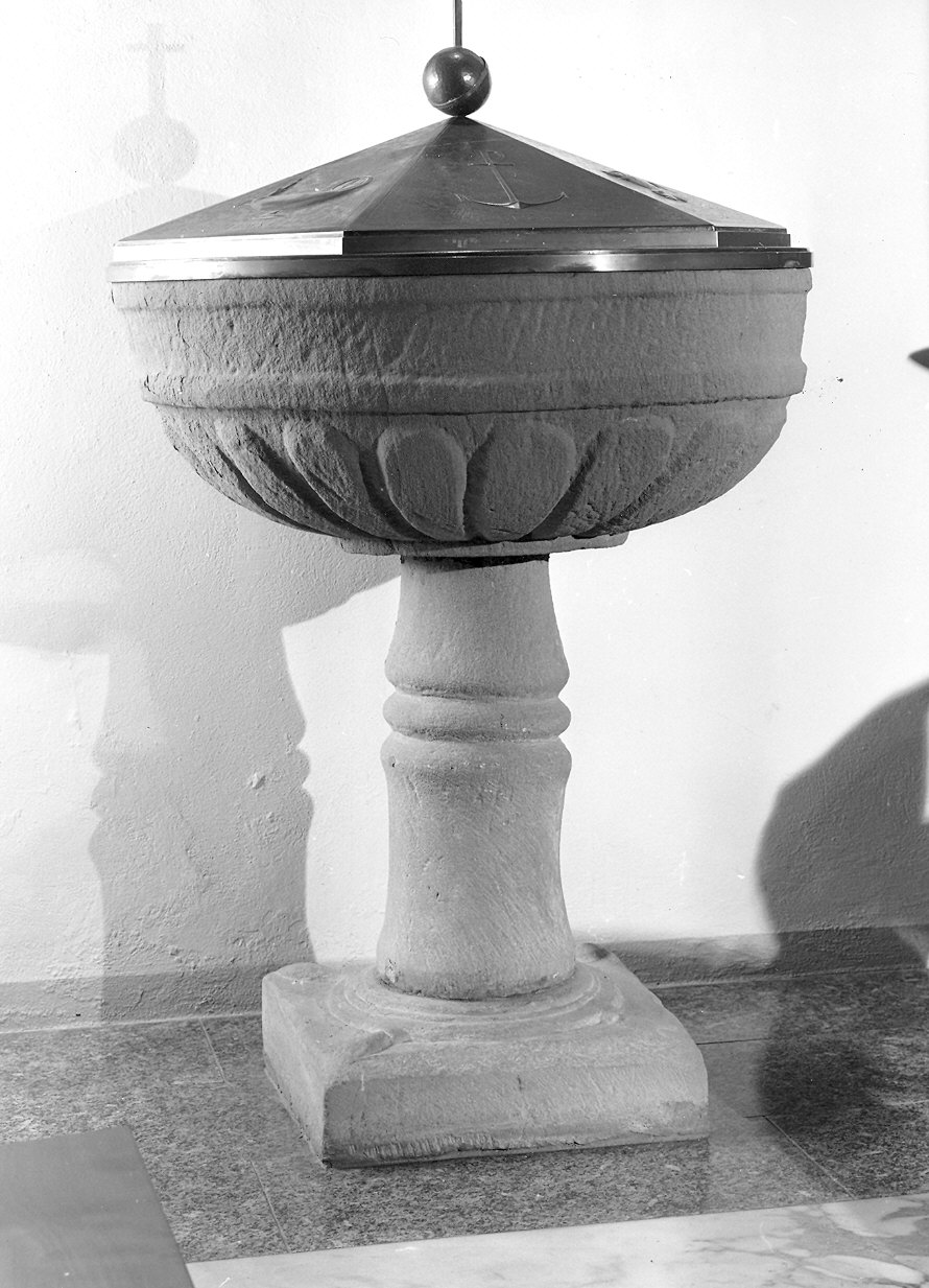 fonte battesimale - ambito emiliano (sec. XVI)