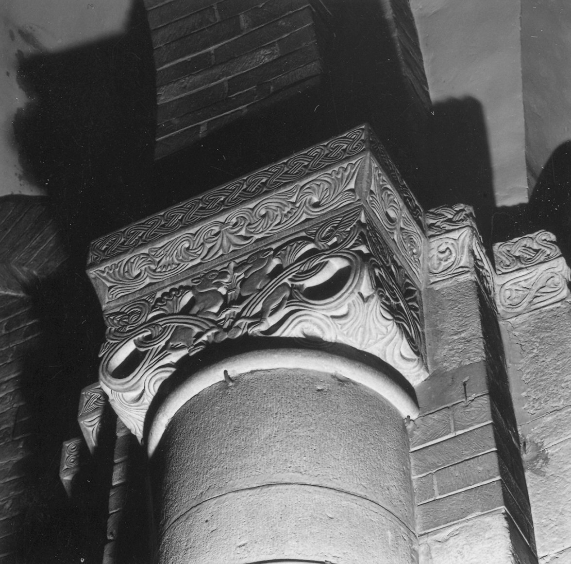 capitello - ambito piacentino (sec. XII)