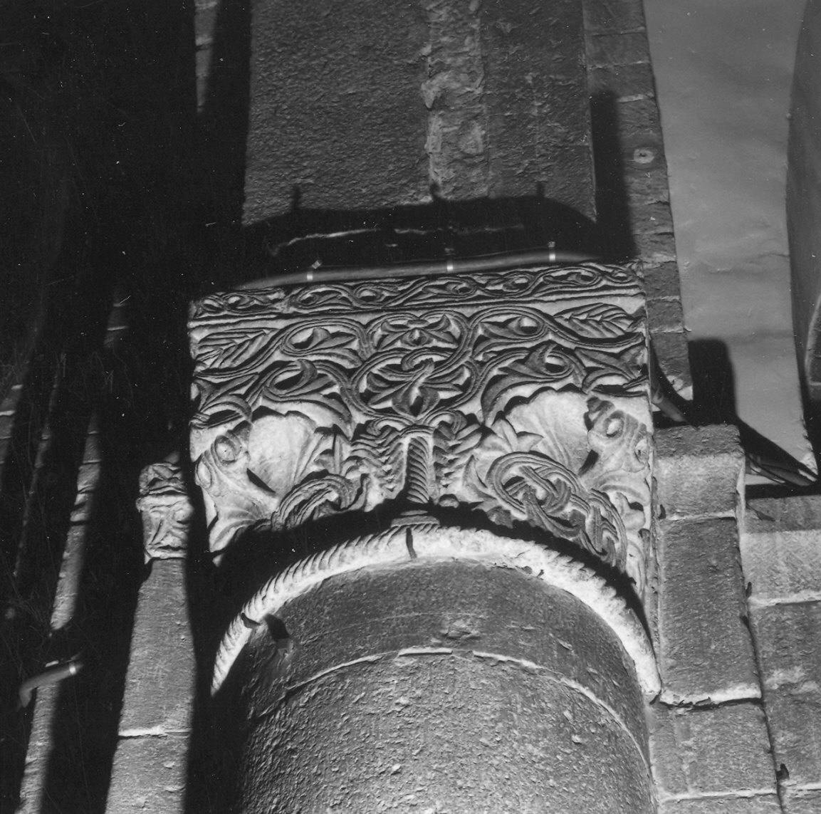 semicapitello - ambito piacentino (sec. XII)