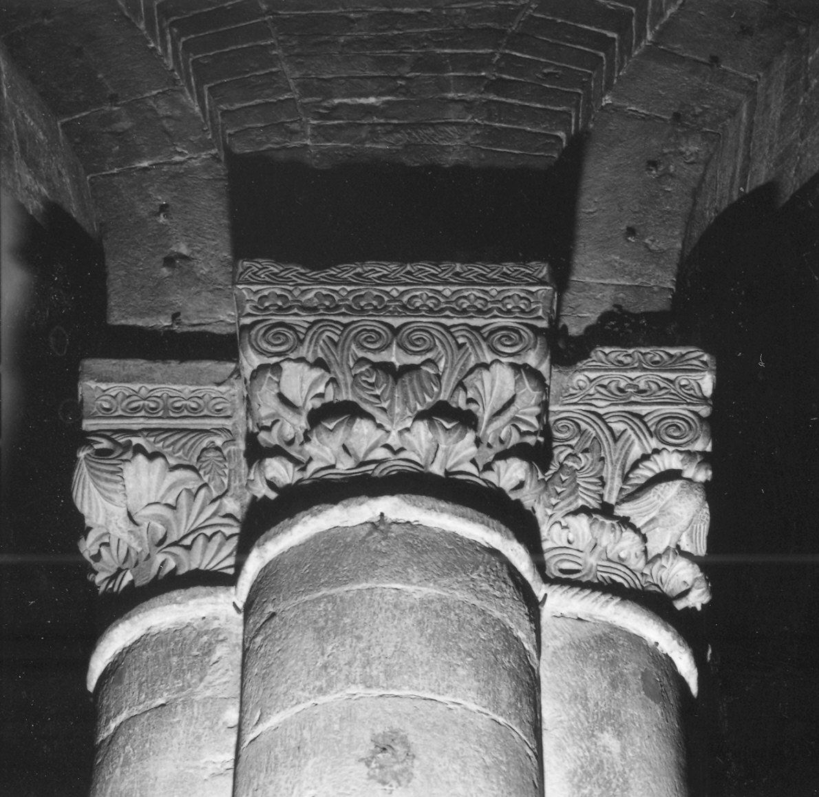 capitello - ambito piacentino (sec. XII)