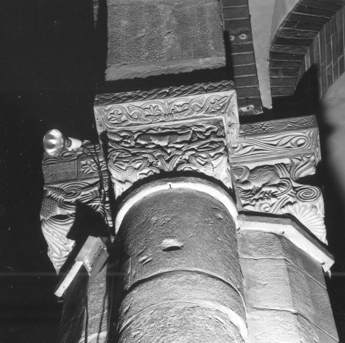 capitello - ambito piacentino (sec. XII)