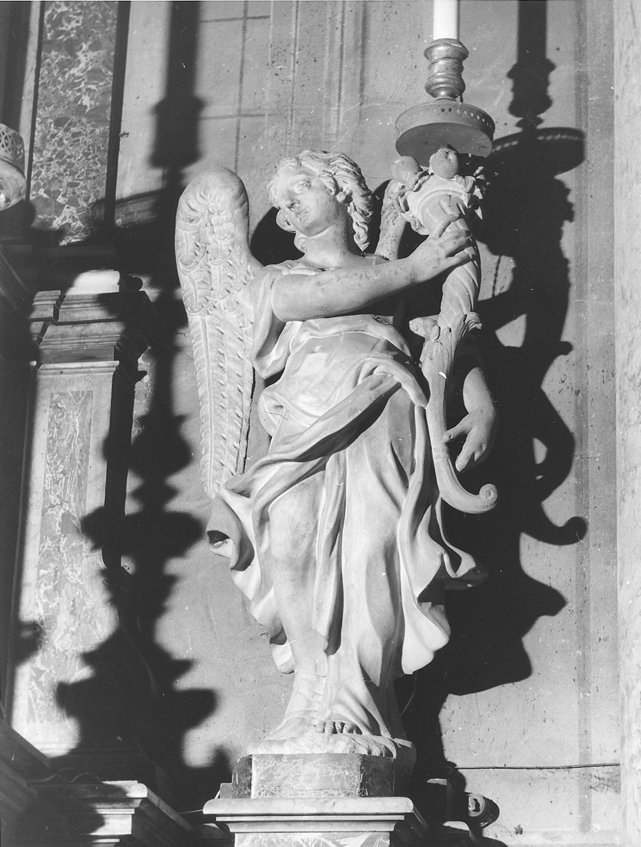 candelabro - a statua, coppia di Magnani Giovanni (attribuito) (sec. XVII)