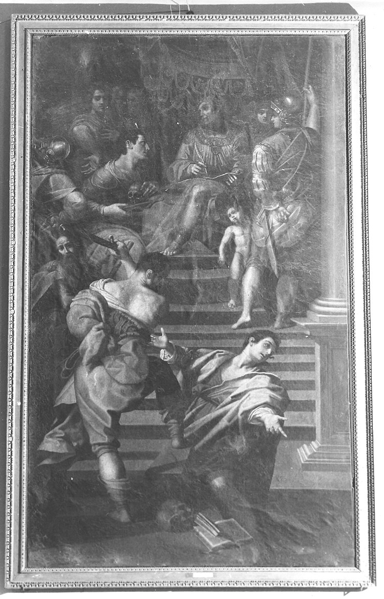 Martirio di San Miniato (dipinto) di Tinti Giovan Battista (sec. XVI)