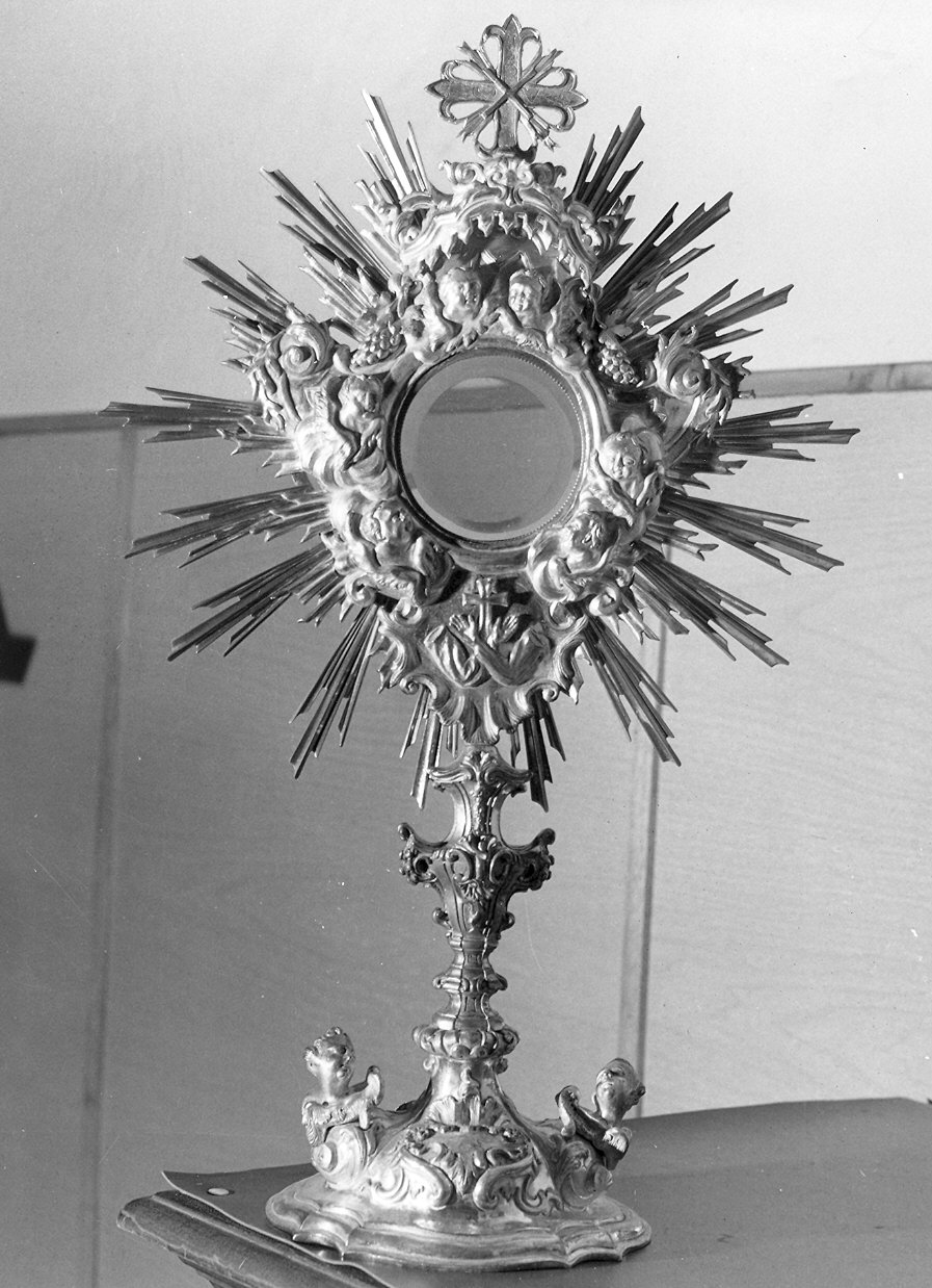 ostensorio - ambito piacentino (sec. XVIII)