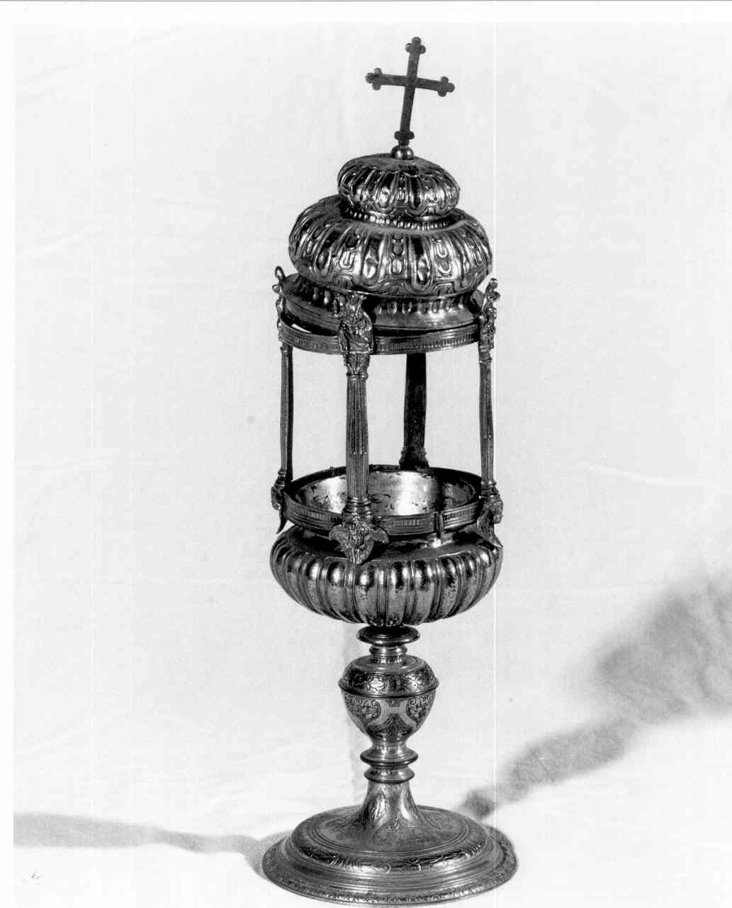 ostensorio - ambito emiliano (prima metà sec. XVII)