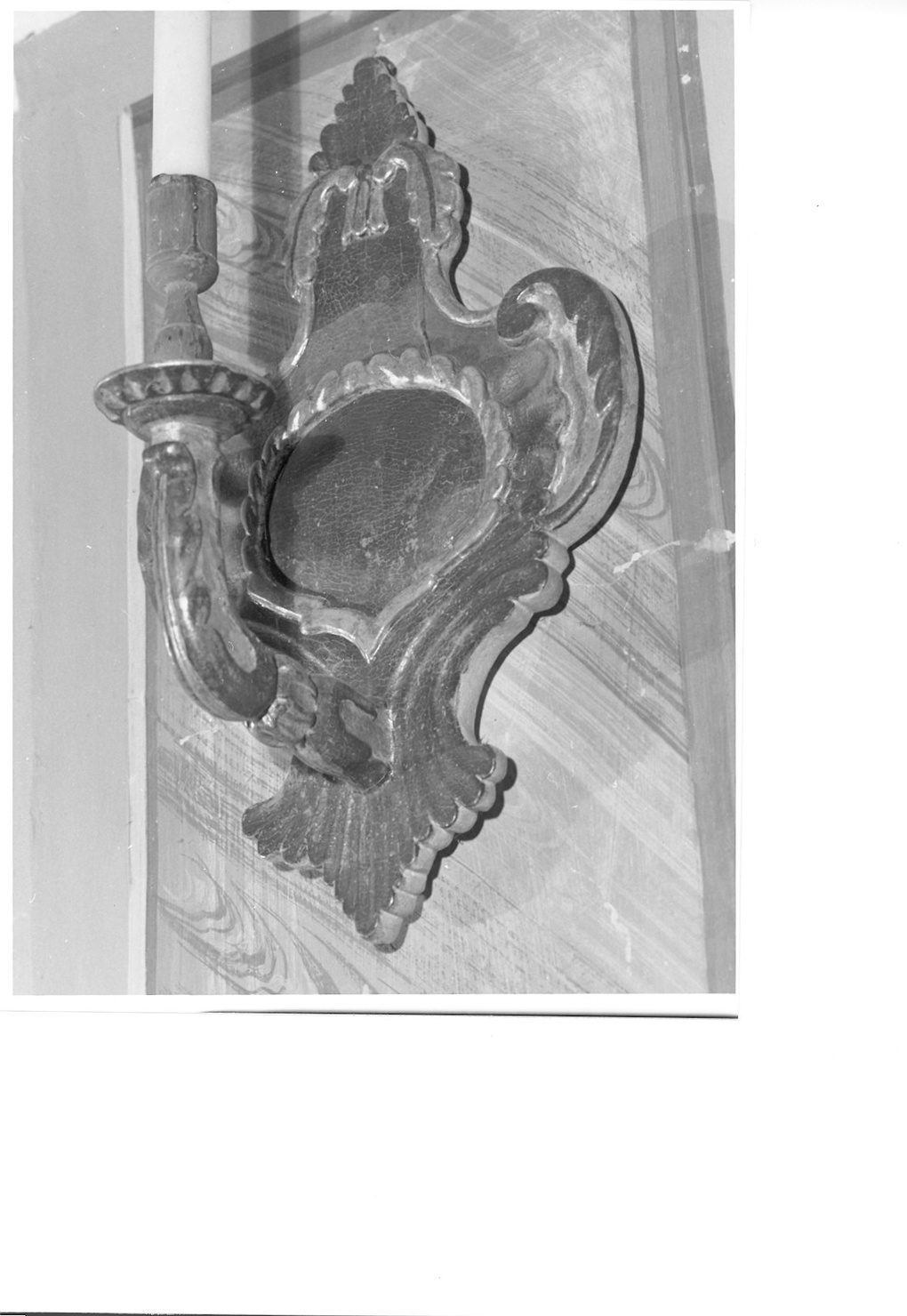 candeliere da parete, serie - ambito parmense (sec. XIX)