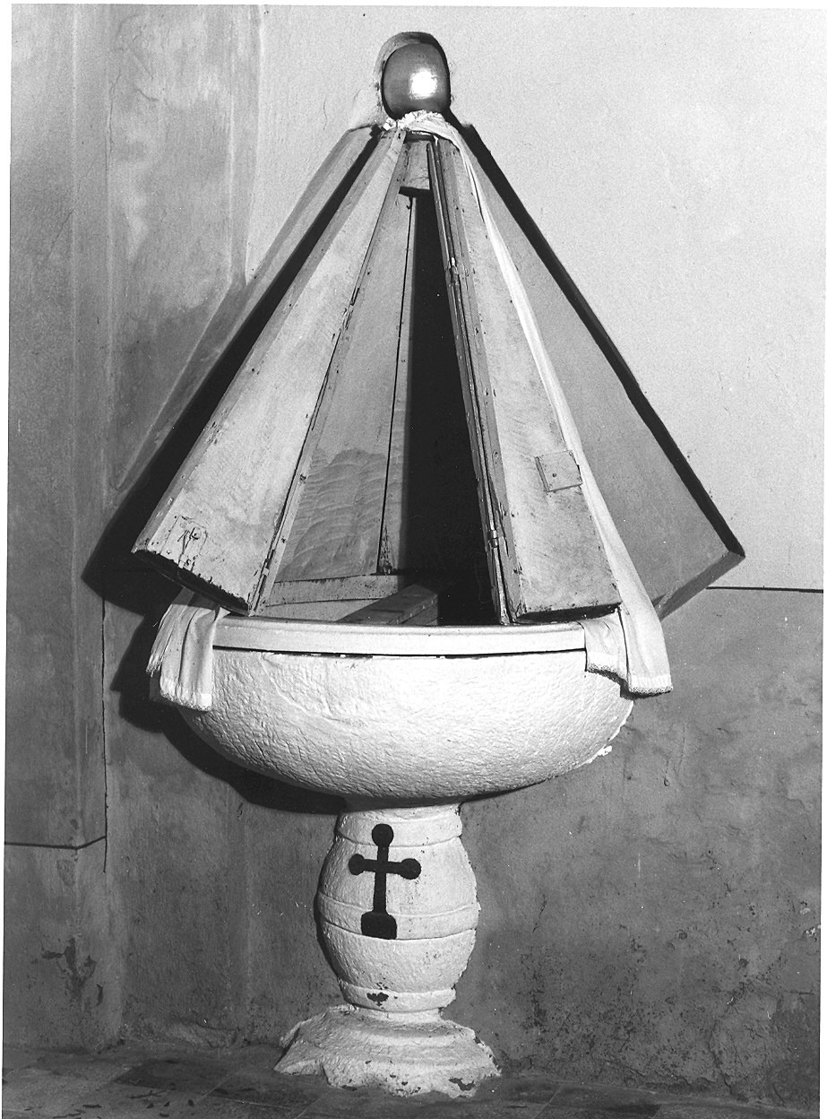 fonte battesimale - ambito parmense (sec. XVII)