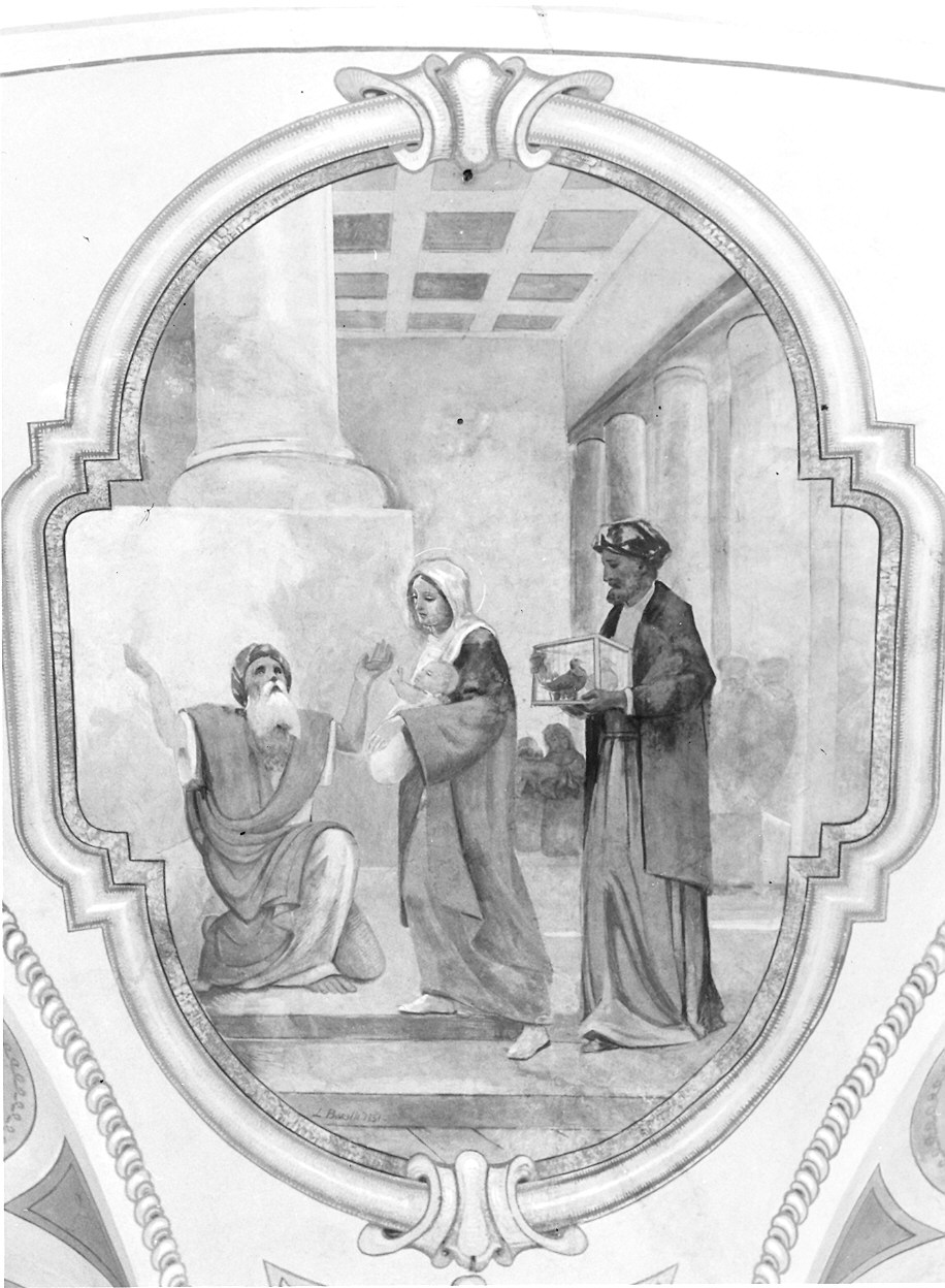 purificazione della Madonna (dipinto) di Barilli Latino (sec. XX)