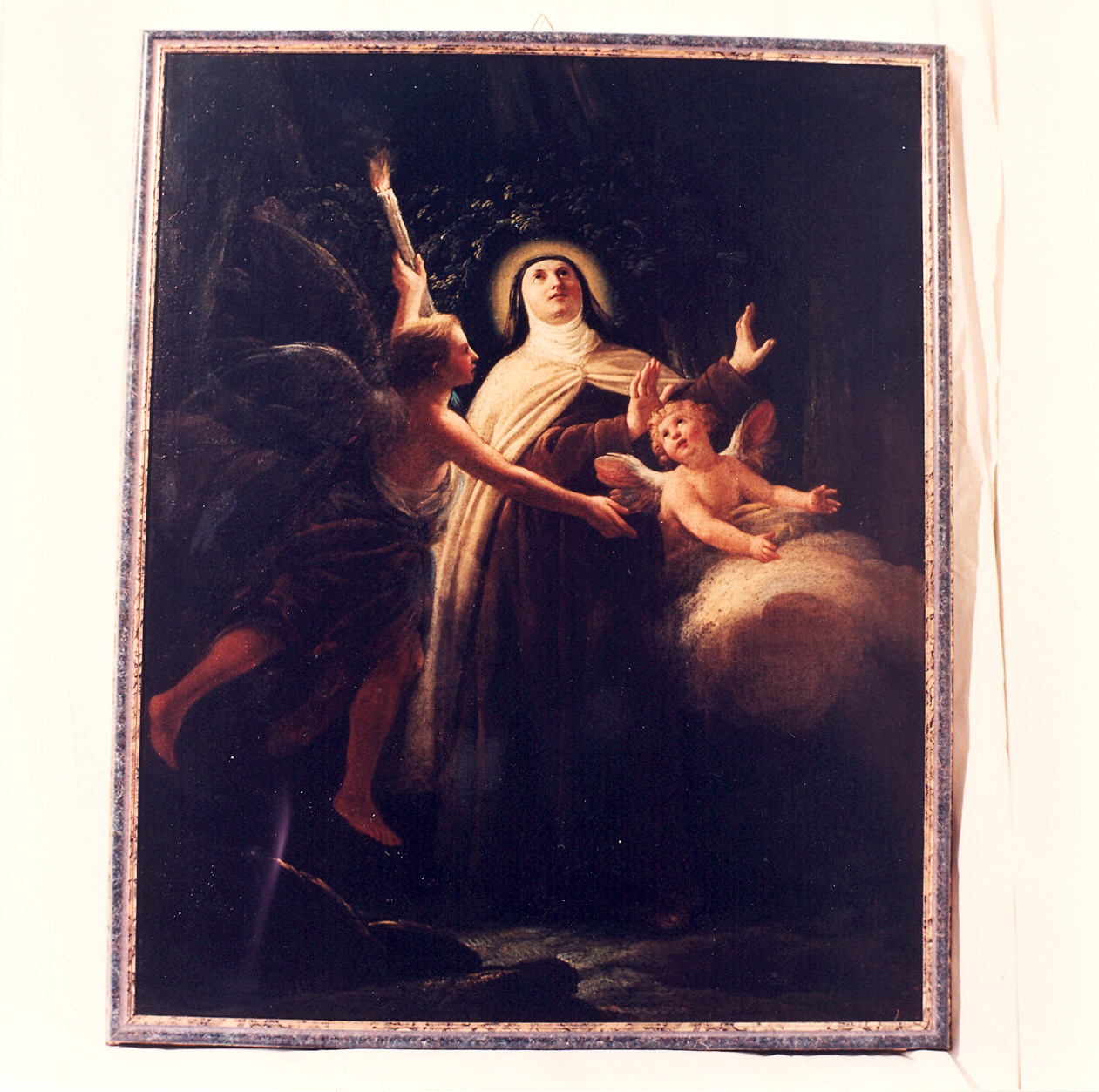 estasi di Santa Teresa (dipinto) di Muzzi Domenico (sec. XVIII)