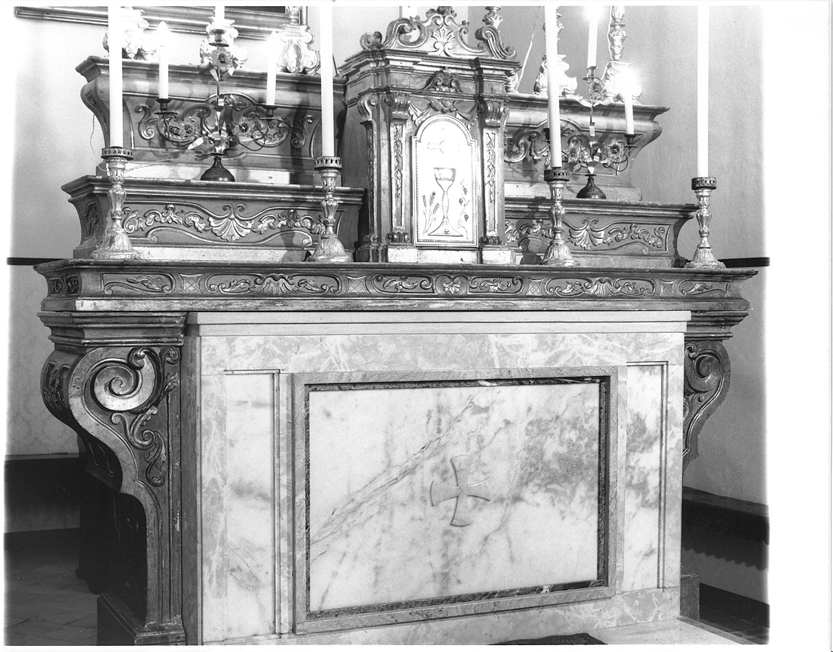 altare maggiore - ambito parmense (seconda metà sec. XVIII)