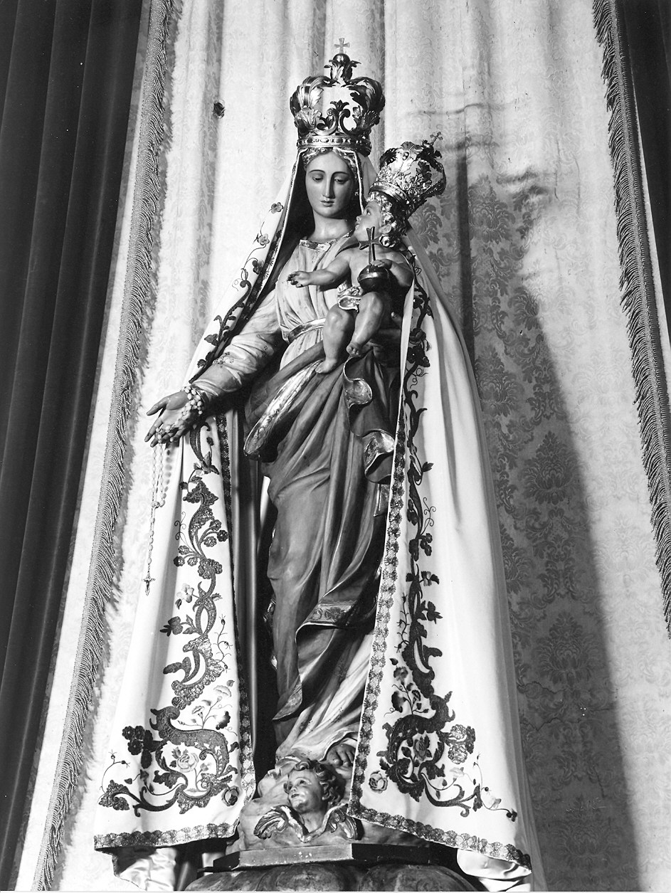 Madonna del Popolo e Gesù Bambino (statua) di Canavesi Pietro (sec. XIX)