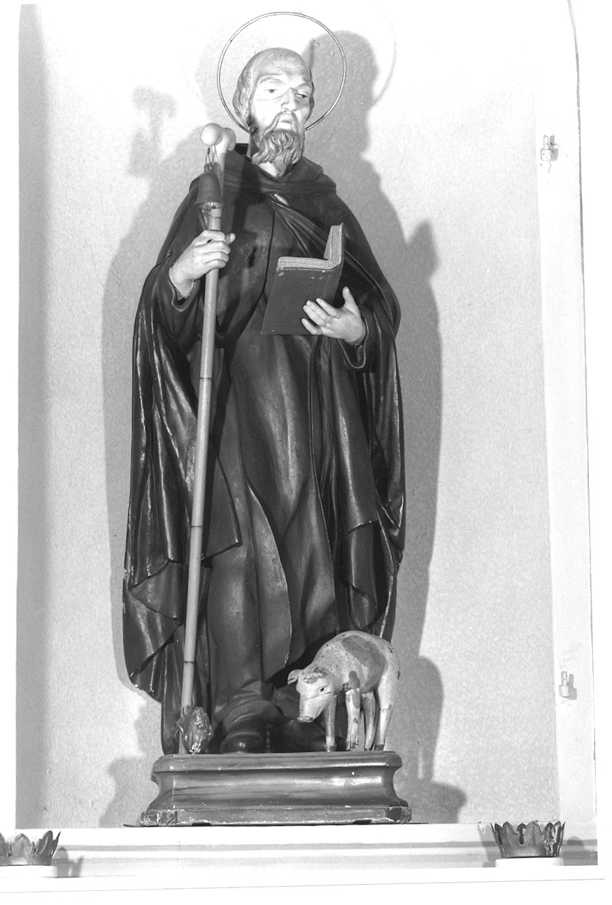 Sant'Antonio Abate (statua) - ambito parmense (sec. XVIII)
