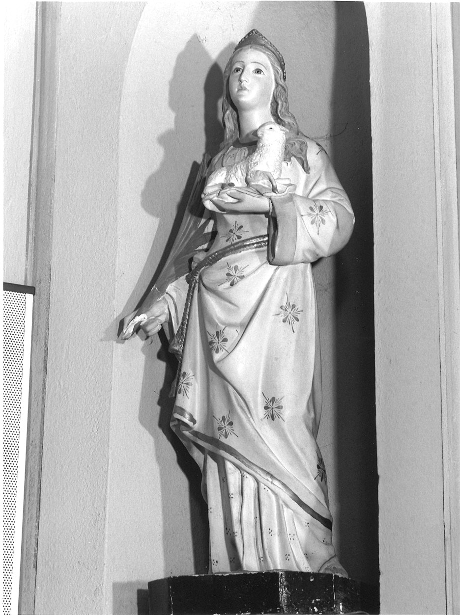 Sant'Agnese (statua) - produzione Italia settentrionale (primo quarto sec. XX)