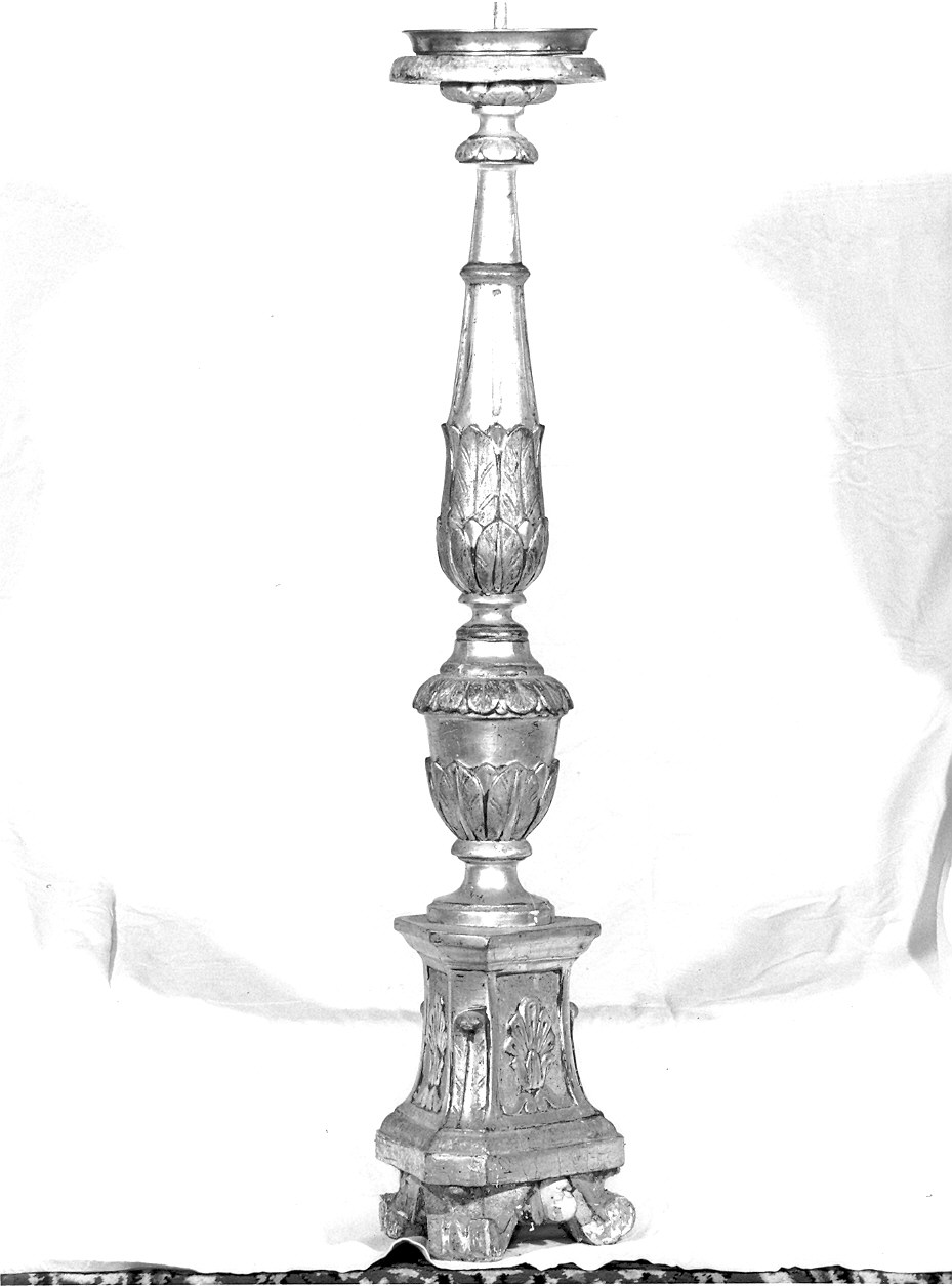 candelabro - ambito parmense (fine/inizio secc. XVIII/ XIX)