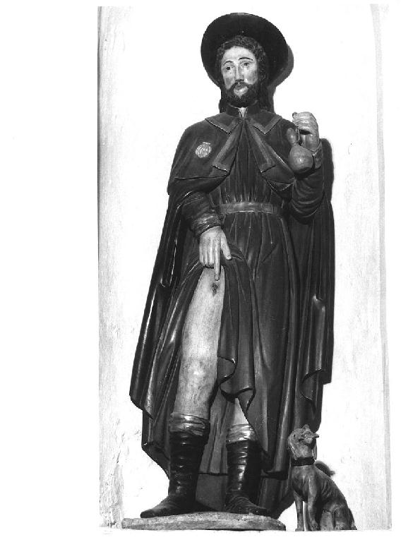 San Rocco (statua) - ambito parmense (fine sec. XVIII)