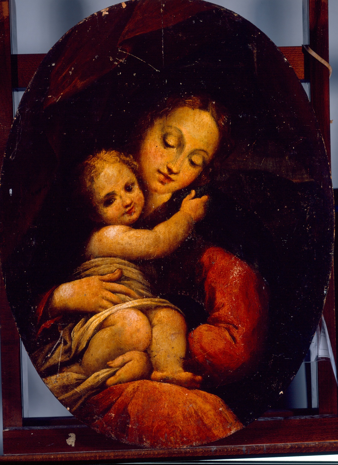 Madonna con Bambino (dipinto) - ambito parmense (sec. XVI)