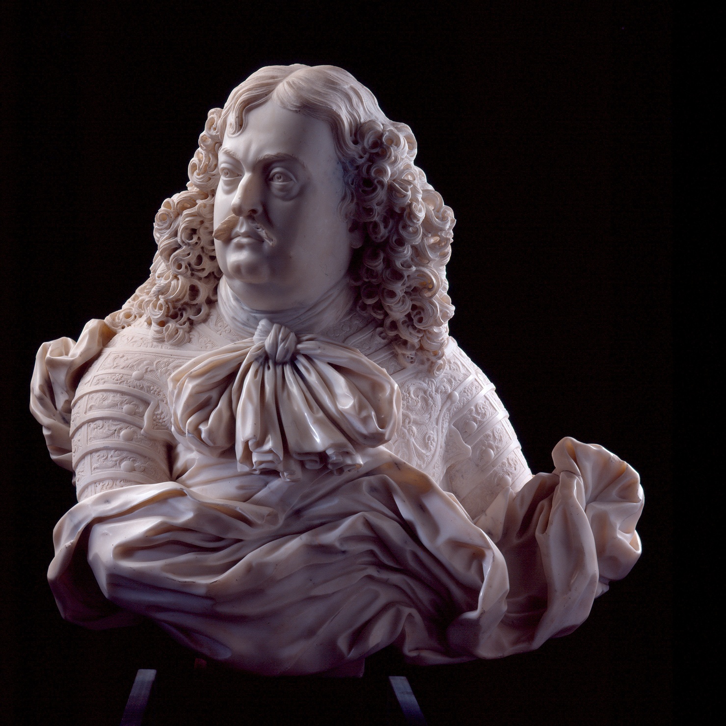 Ranuccio II Farnese quarantenne (scultura) di Bernini Gian Lorenzo (bottega) (metà sec. XVII)