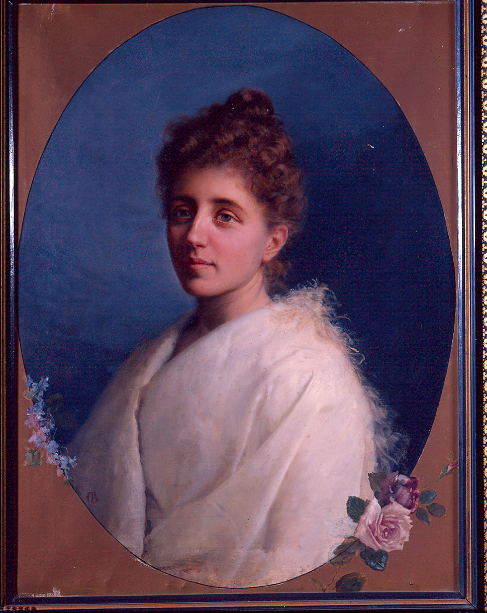 Ritratto della contessa Maria Calvi (dipinto) di Barilli Cecrope (sec. XX)