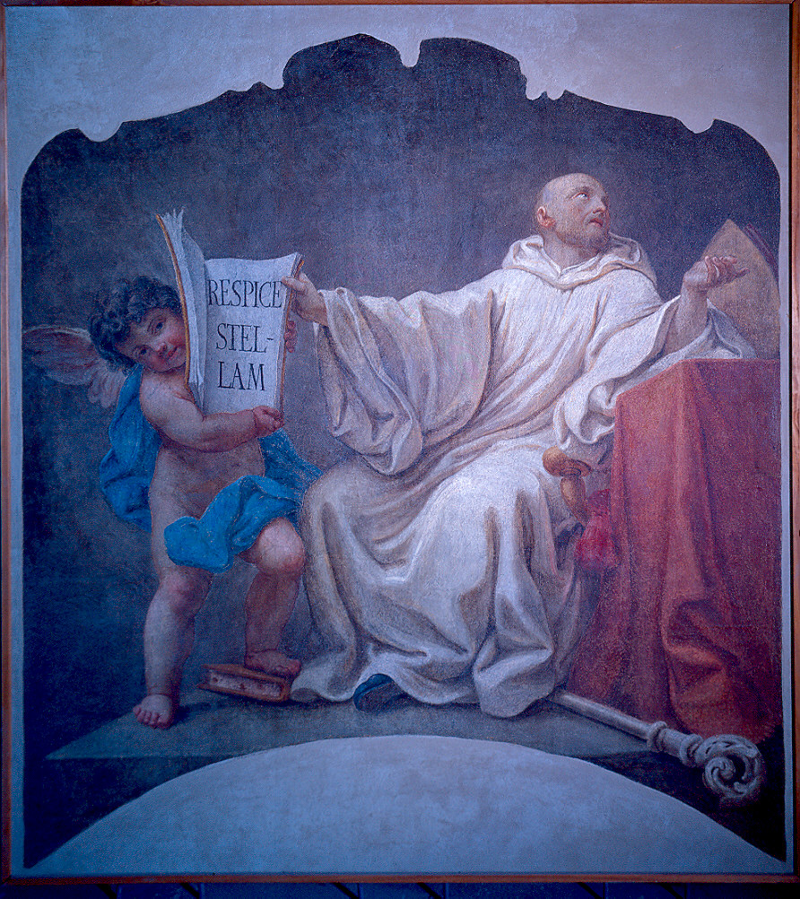 San Bernardo da Chiaravalle (dipinto) di Peroni Giuseppe (sec. XVIII)