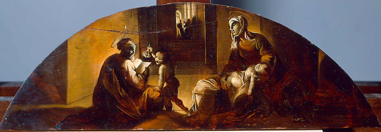 Sacra Famiglia (dipinto) - ambito emiliano (fine sec. XVII)