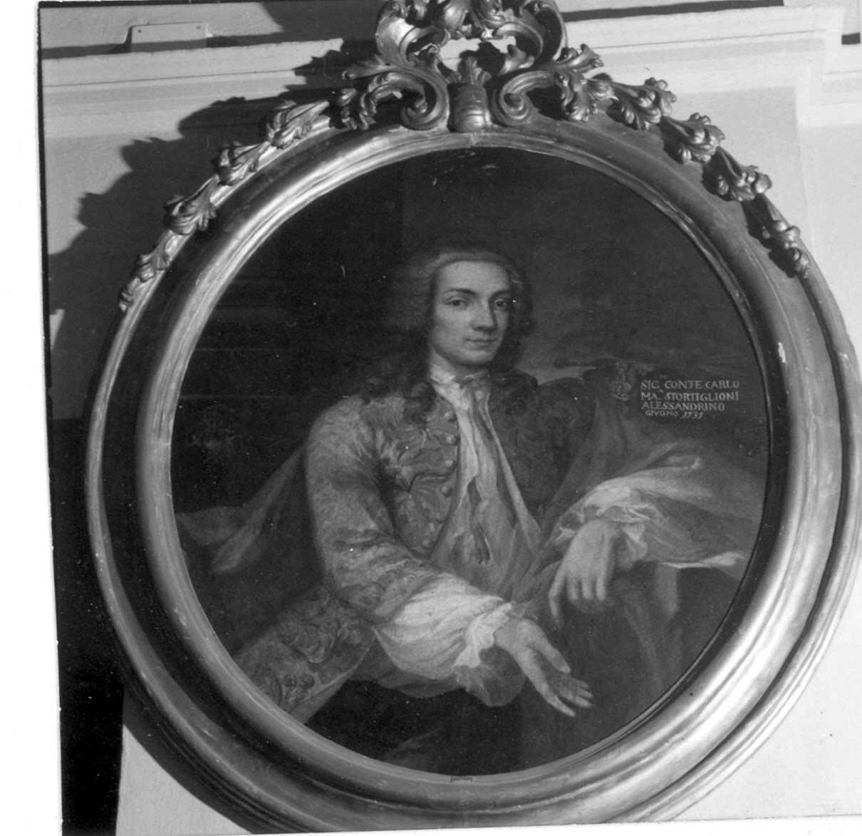 Ritratto del conte Carlo Maria Stortiglioni (dipinto) - ambito parmense (sec. XVIII)