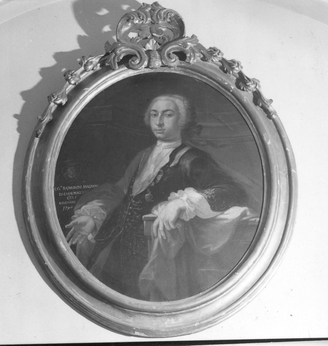 Ritratto di Raimondo Magnoni (dipinto) - ambito parmense (sec. XVIII)