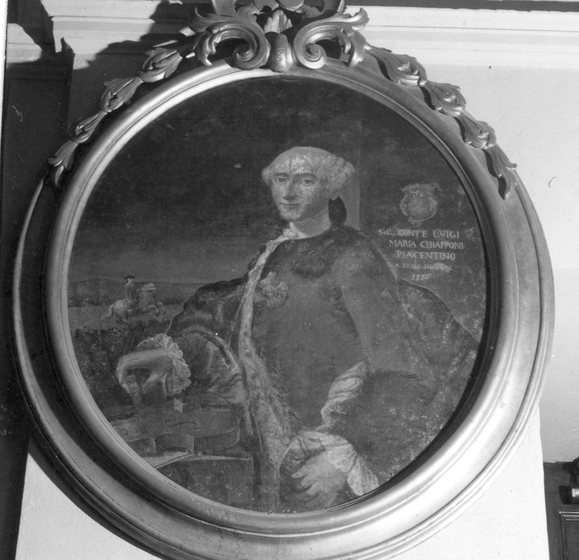 Ritratto del conte Luigi Maria Chiapponi (dipinto) - ambito parmense (sec. XVIII)