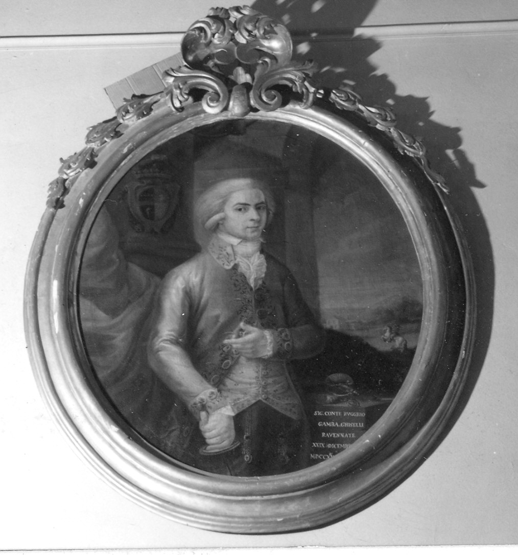 Ritratto del conte Ruggero Gamba Ghiselli (dipinto) - ambito parmense (sec. XVIII)