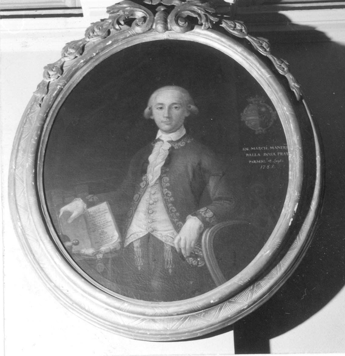 Ritratto del marchese Manfredo Dalla Rosa Prati (dipinto) - ambito parmense (sec. XVIII)