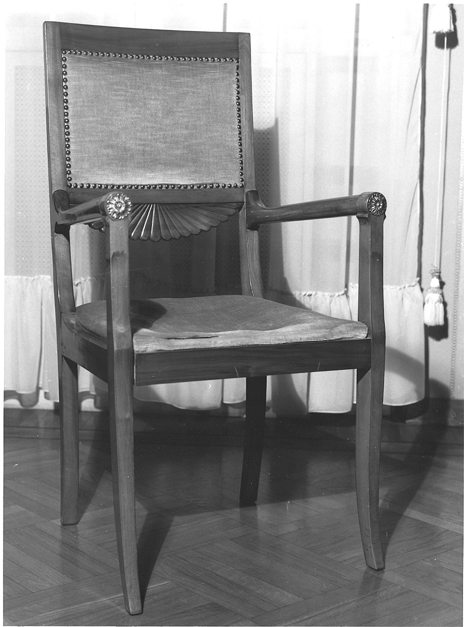 poltrona - ambito parmense (prima metà sec. XX)