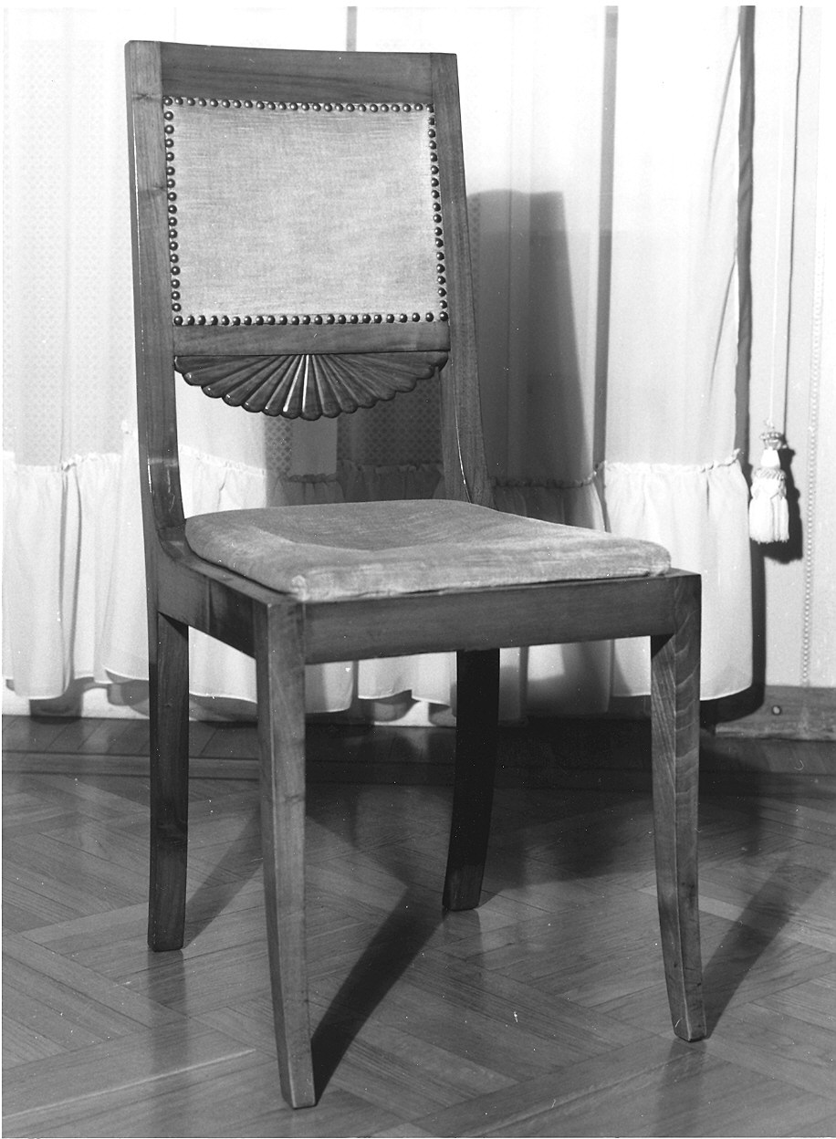 sedia, serie - ambito parmense (prima metà sec. XX)