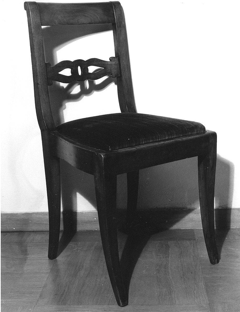 sedia, serie - ambito parmense (prima metà sec. XIX)