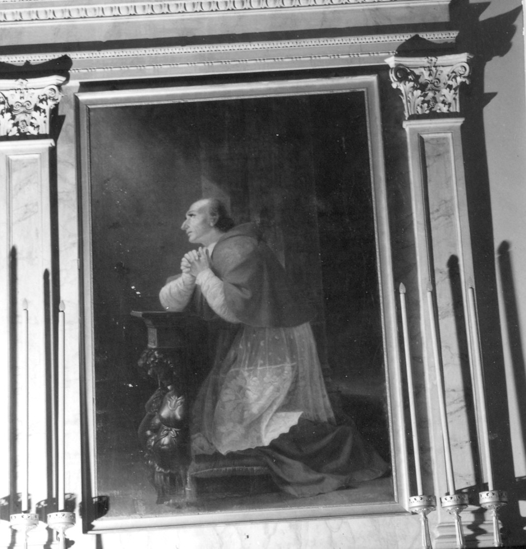 San Carlo Borromeo (dipinto) di Gaibazzi Giovanni (attribuito) (sec. XIX)