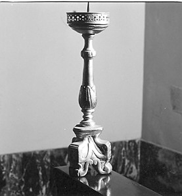 candeliere, serie - ambito parmense (prima metà sec. XIX)