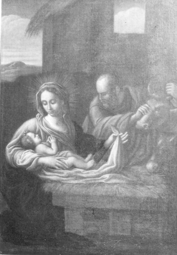 natività di Gesù (dipinto) - ambito emiliano (sec. XVII)