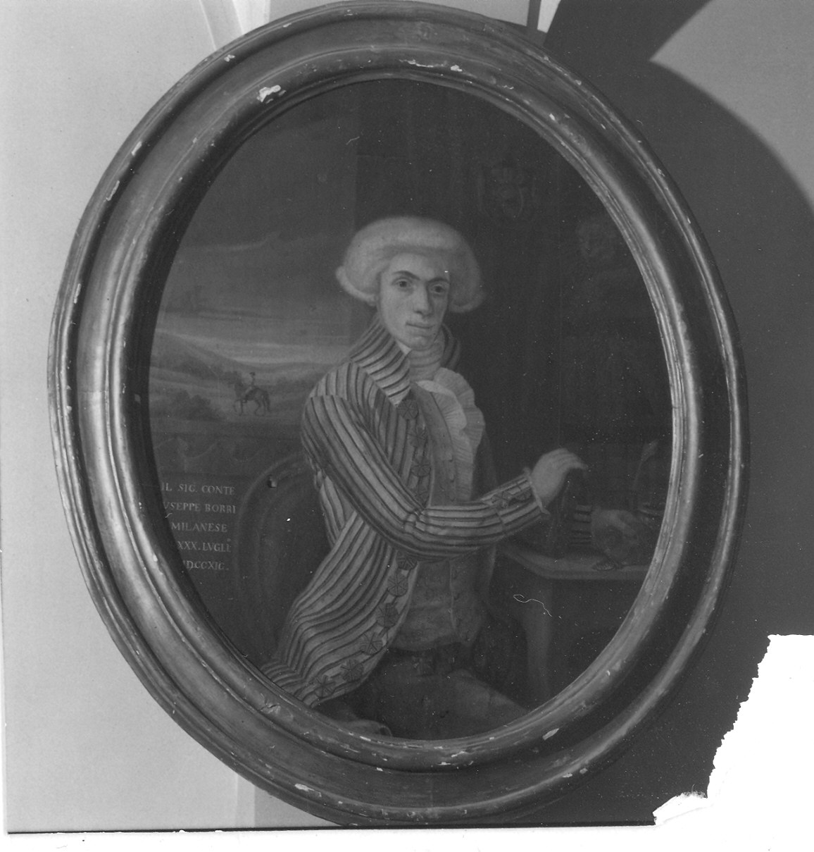 Ritratto del conte Giuseppe Borri (dipinto) - ambito parmense (sec. XVIII)