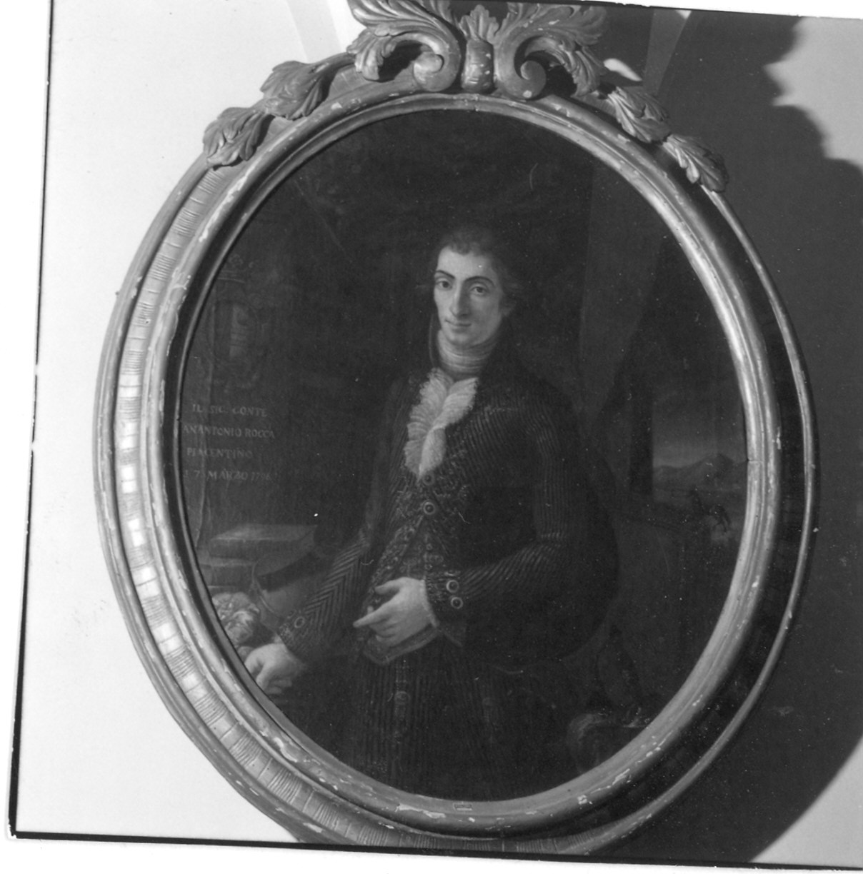 Ritratto del conte Gianantonio Rocca (dipinto) - ambito parmense (sec. XVIII)