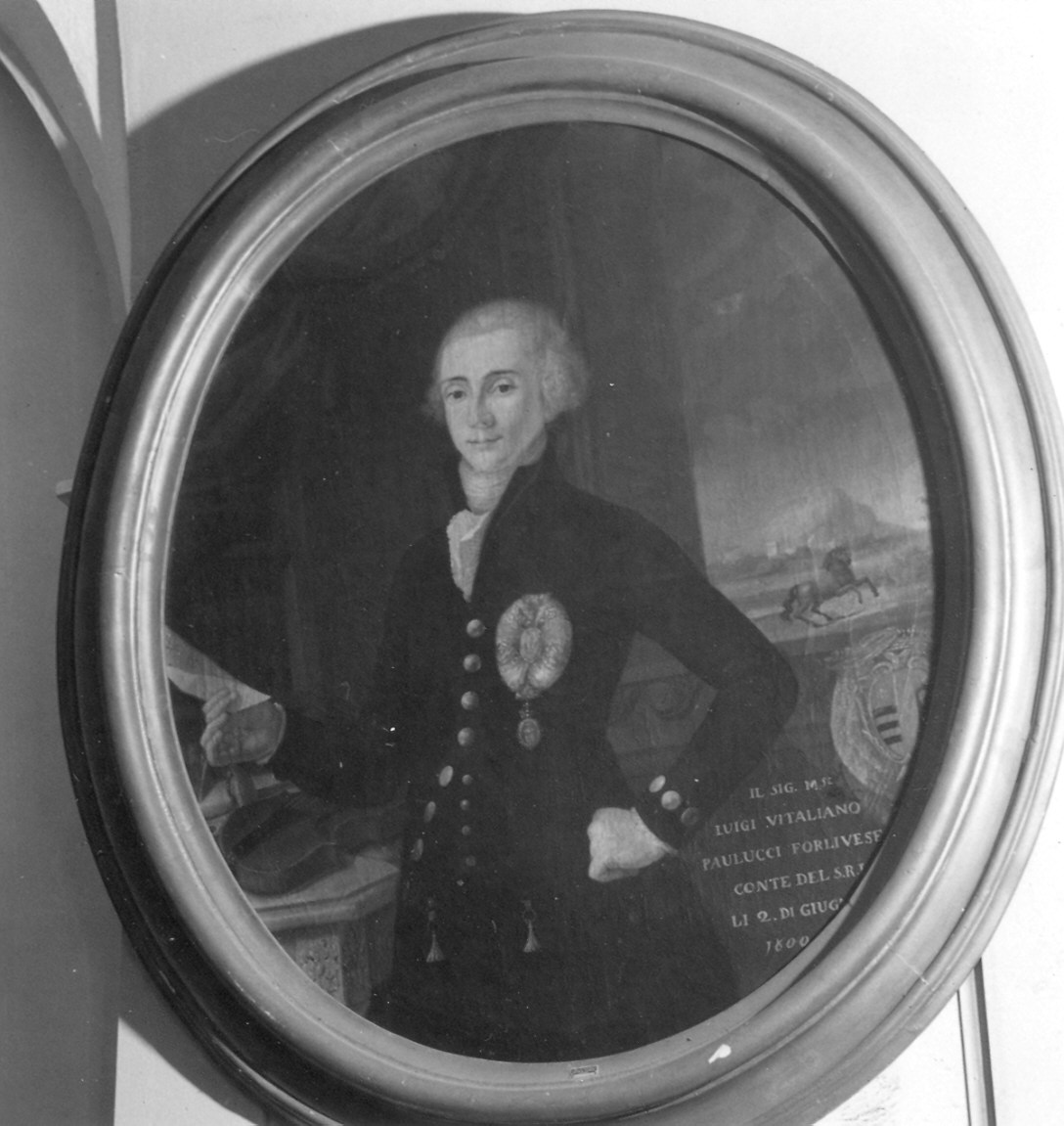 Ritratto del conte Luigi Vitaliano Paulucci (dipinto) - ambito parmense (sec. XIX)