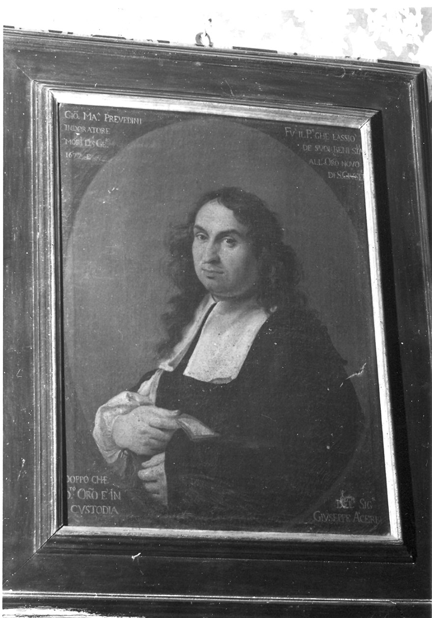 ritratto di Giovanni Maria Prevedini (dipinto) - ambito bolognese (sec. XVII)