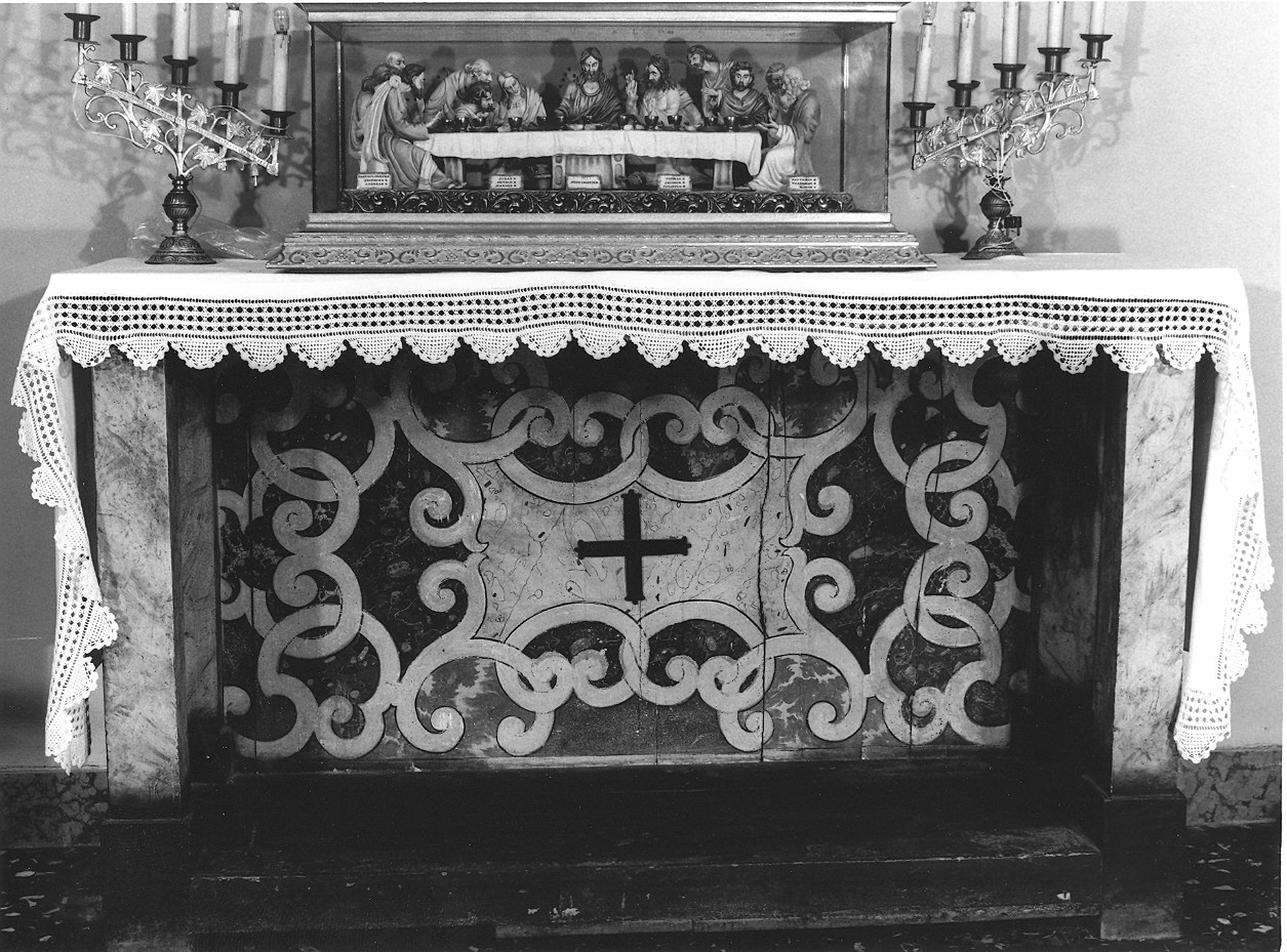 altare - a mensa - ambito parmense (inizio sec. XIX)