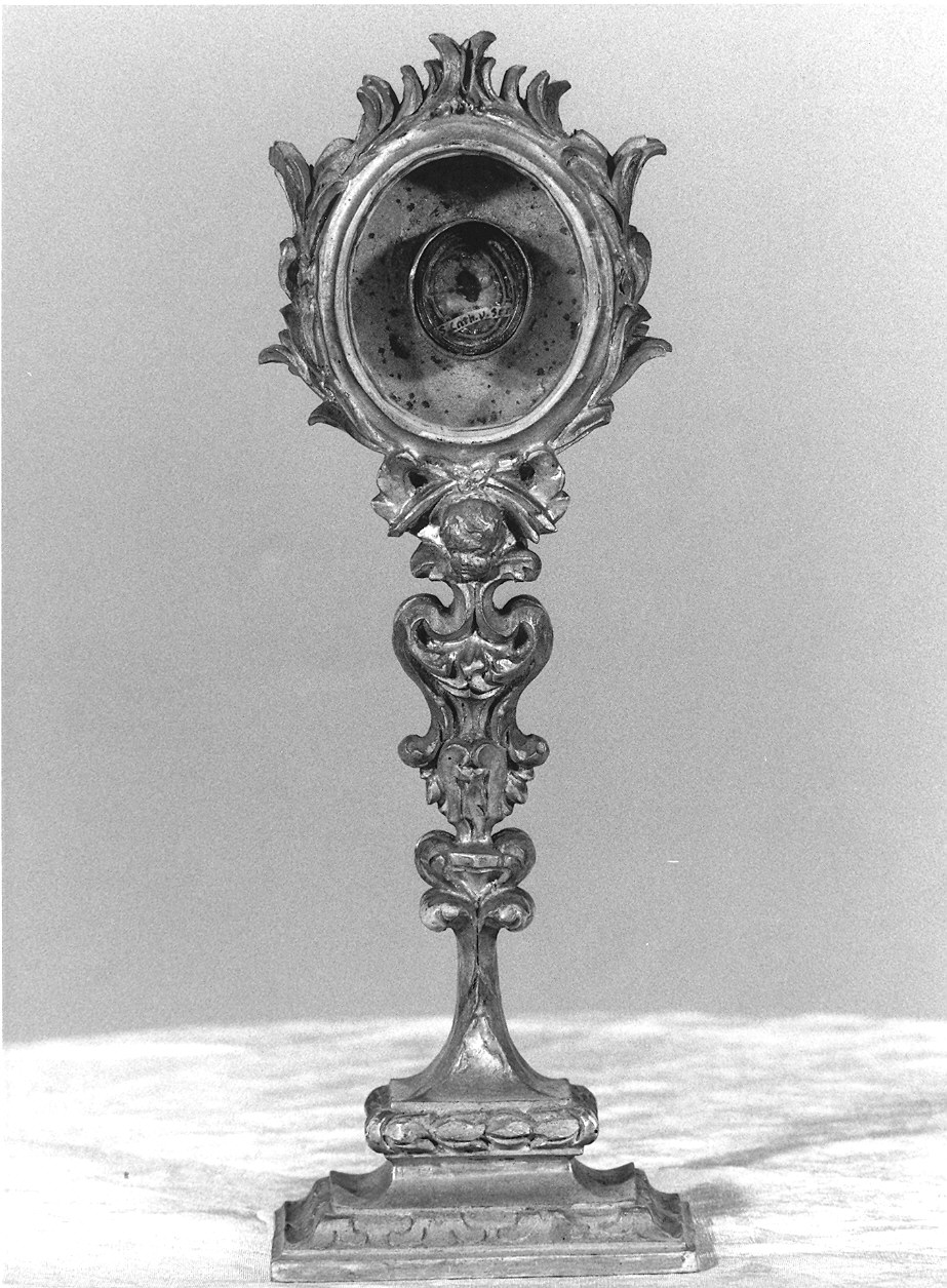 reliquiario - a ostensorio - ambito parmense (fine sec. XVIII)
