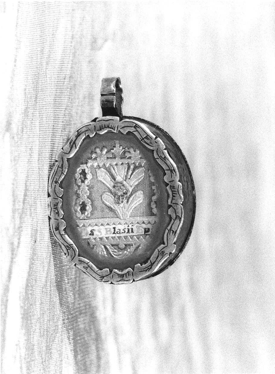 reliquiario a capsula - ambito parmense (sec. XIX)