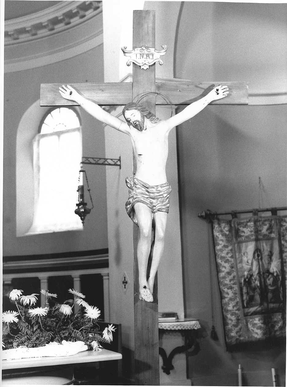 crocifisso - ambito parmense (seconda metà sec. XIX)