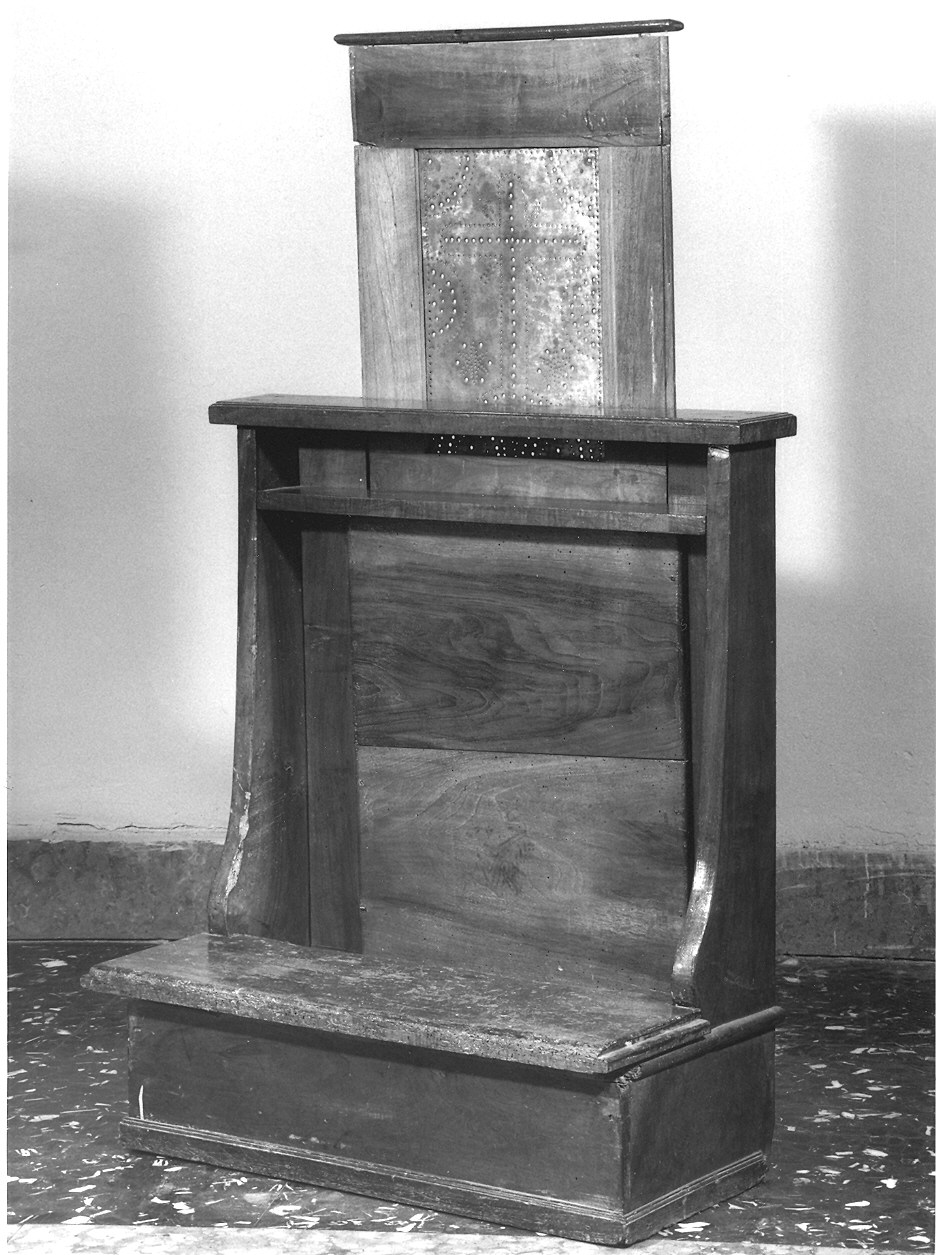 inginocchiatoio - ambito parmense (sec. XIX)