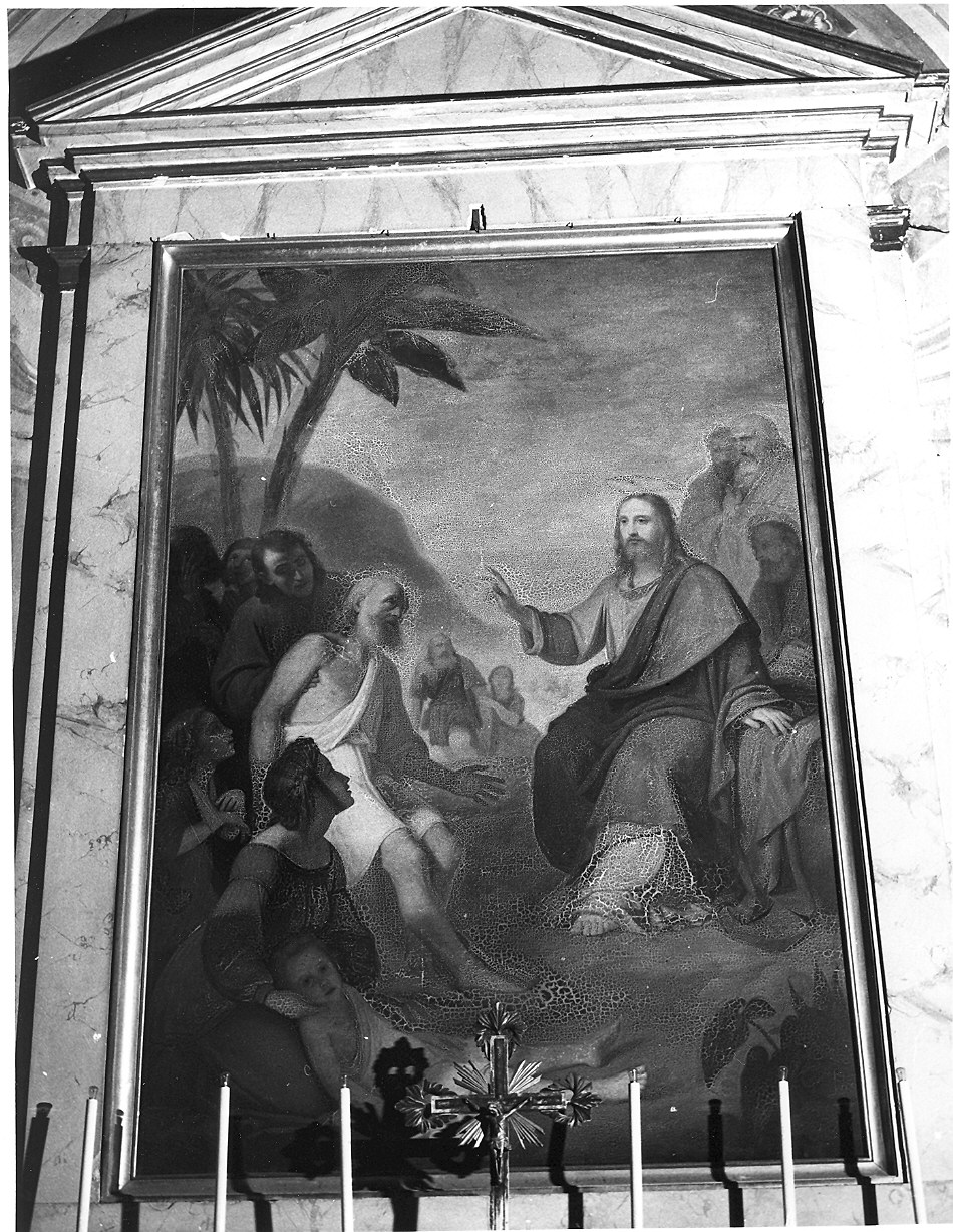 Il Cristo che sana gli infermi (dipinto) di Gaibazzi Giovanni (attribuito) (sec. XIX)