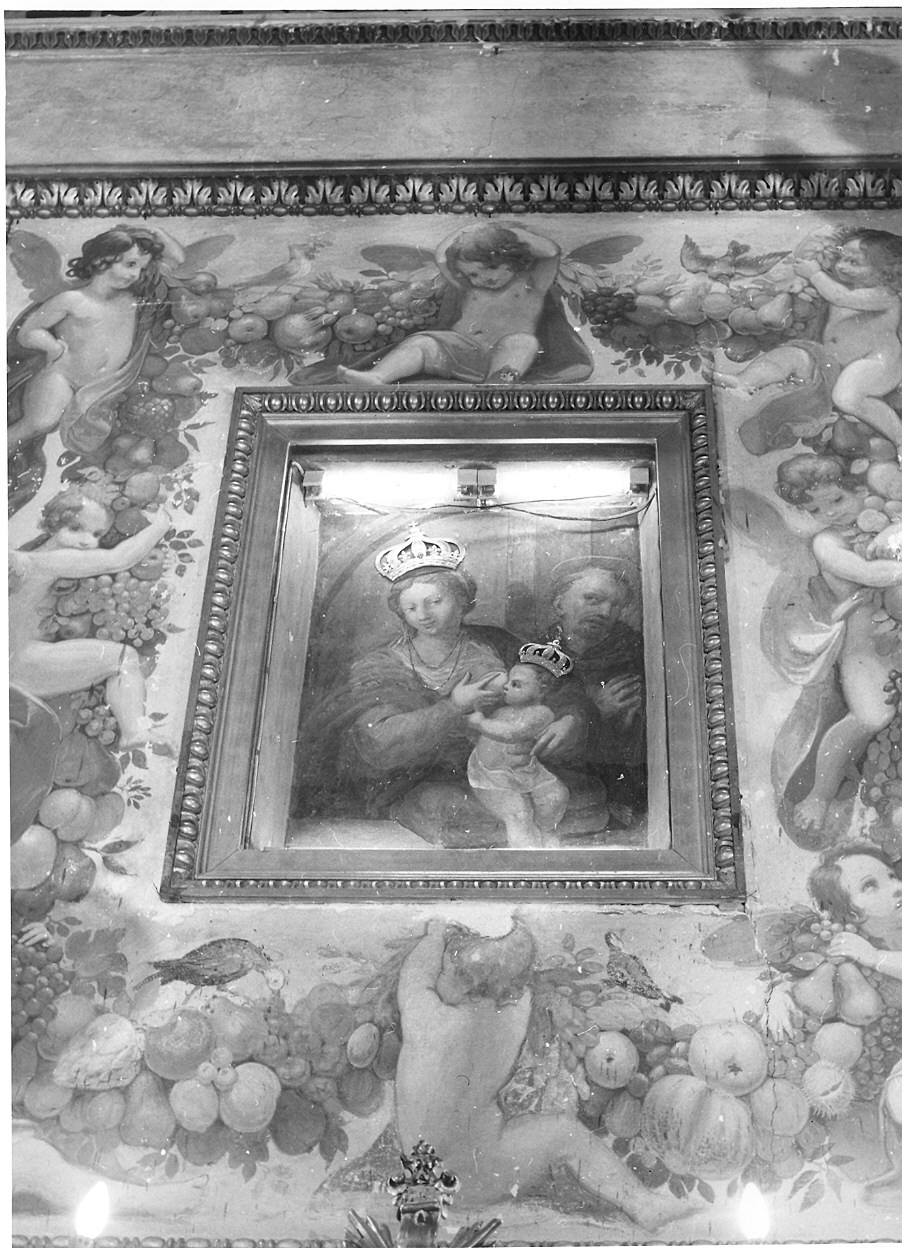 putti e festoni di frutta (dipinto) di Scaramuzza Francesco (attribuito) (sec. XIX)