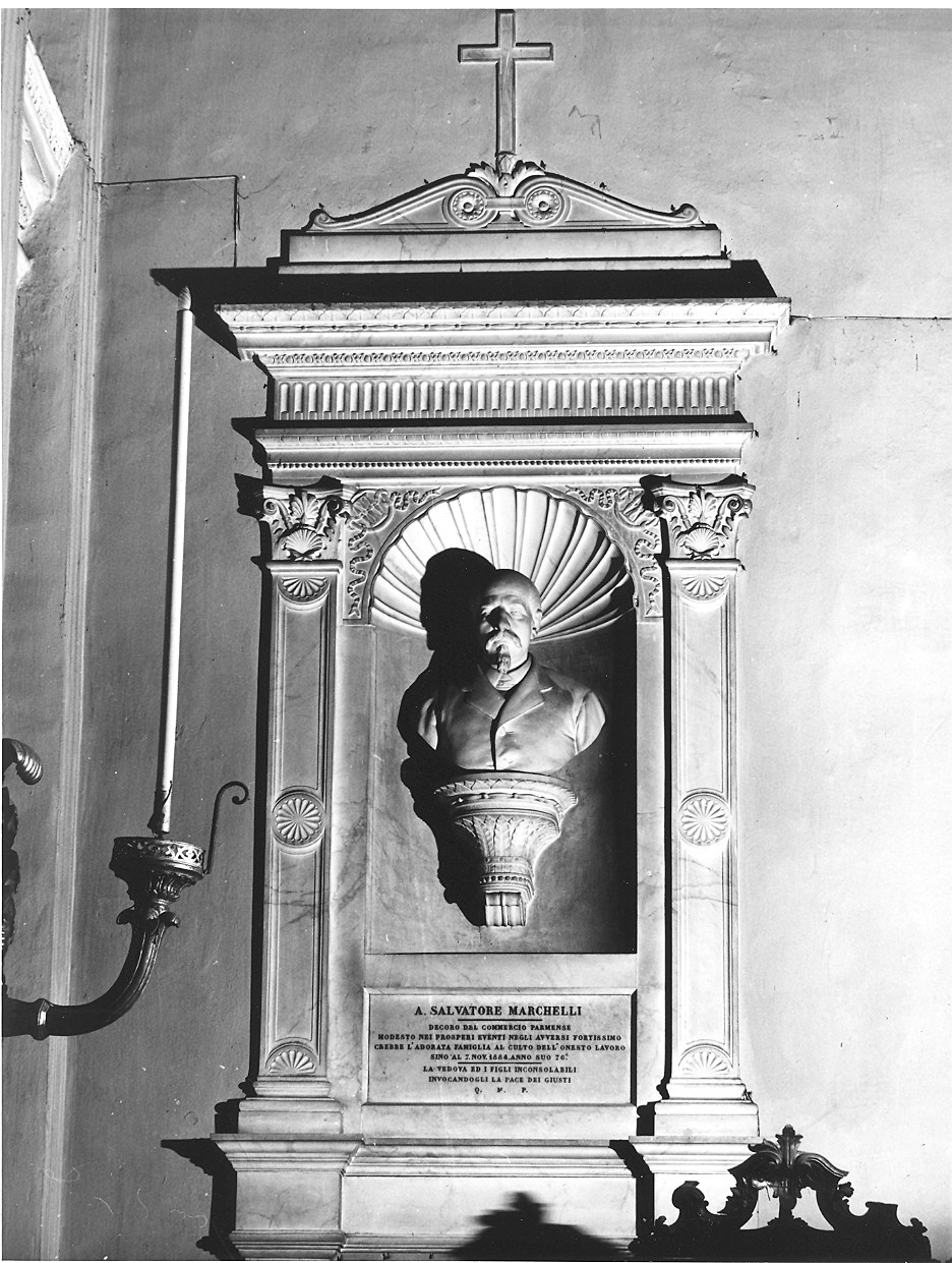 monumento funebre - a edicola - ambito parmense (seconda metà sec. XIX)