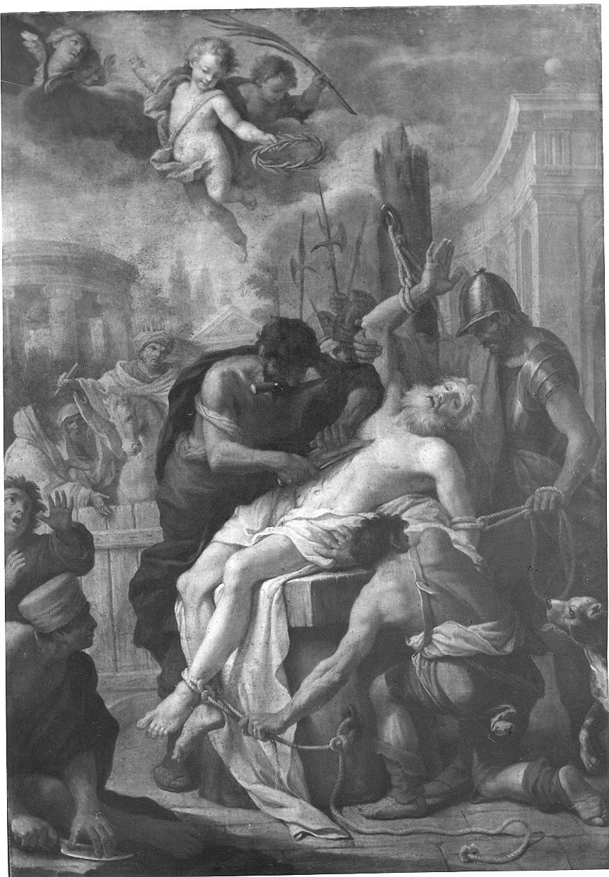 martirio di San Bartolomeo (dipinto) di Peroni Giuseppe (terzo quarto sec. XVIII)