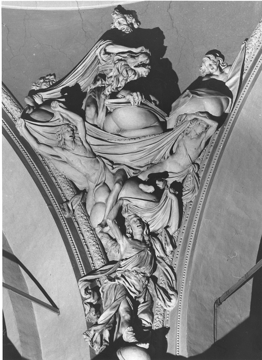 San Marco Evangelista (decorazione plastica) di Reti Domenico (attribuito) (fine sec. XVII)