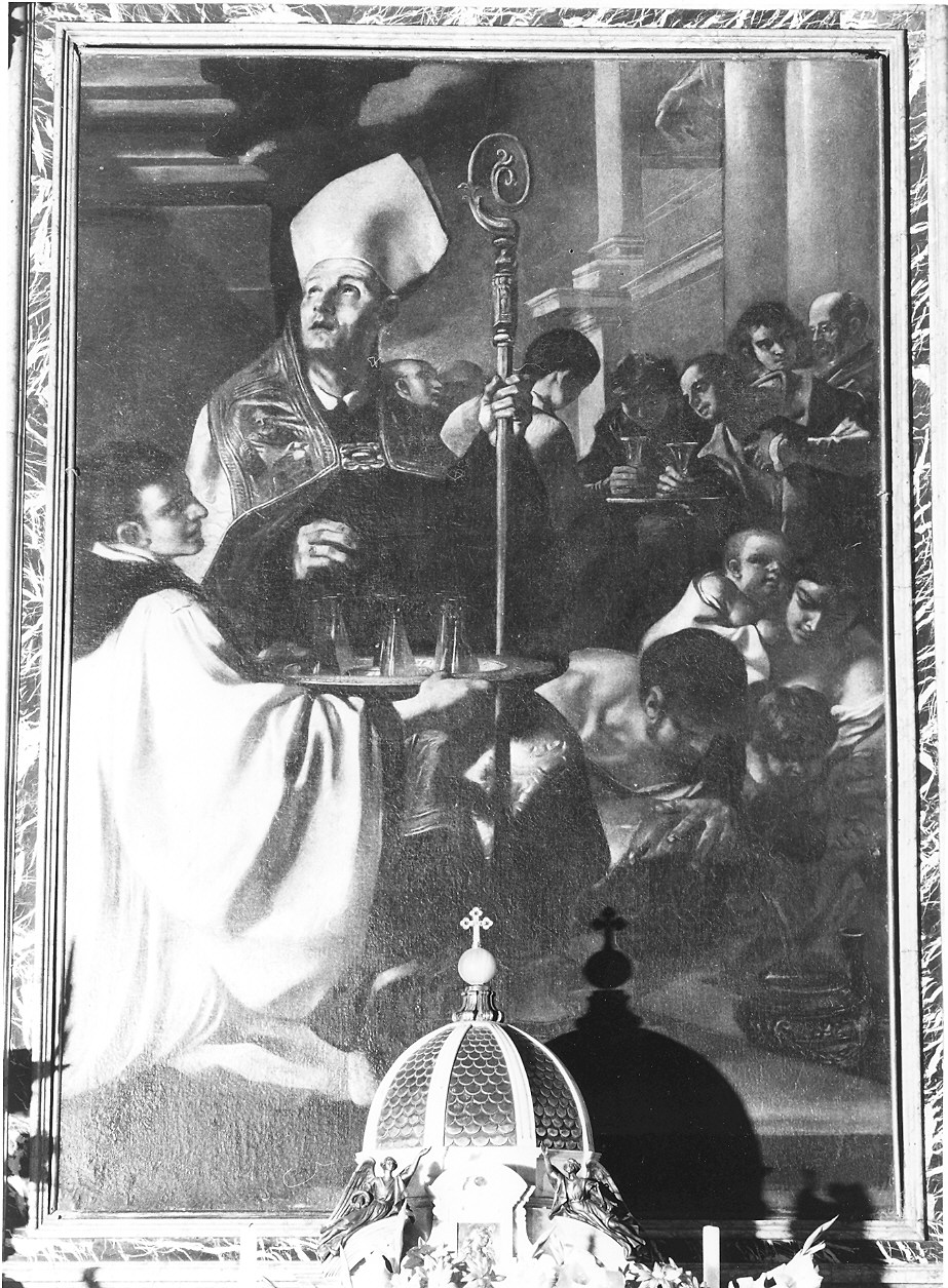 San Giovanni I abate (dipinto) di Taruffi Emilio (sec. XVII)